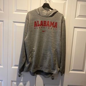 Alabama Basketball Grey Nike Dri-Fit Hoodie